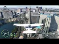 Low Altitude Flight Through Las Vegas in Microsoft Flight Simulator 2020