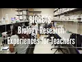 BIORETS Biology Research Experiences for Teachers