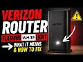 Verizon Router Flashing White Light 7 Easy Fixes What It Means How to Fix Blinking White Light