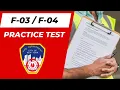 FDNY F 03 F 04 practice test