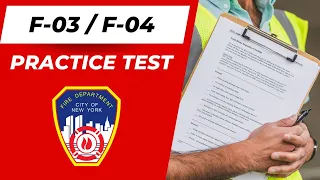 FDNY F 03 F 04 practice test