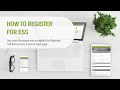 How to Register for ESS