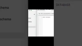 How to delete database in SQL