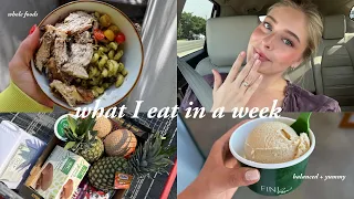 WHAT I EAT IN A WEEK // balanced + nourishing 🌟🥗🍦