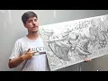 I Drew MrBeast For 24 Hours Straight Sent It To Him ZHC