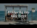 Download Lagu BTS-Spring Day (봄날) Easy lyrics