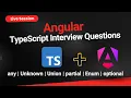 Don t Ignore TypeScript in Angular Interviews Angular Interview Questions
