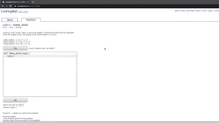 List-1 make - ends Python Tutorial Codingbat com