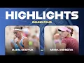 Marta Kostyuk vs Mirra Andreeva 2026 Cincinnati Open Round Four