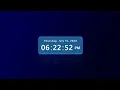 Digital Clock With Date Using HTML CSS JS