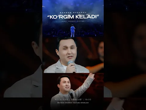 Bahrom Nazarov - Ko'rgim keladi nomli konsert dasturi 2025