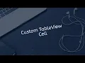 How to create custom tableview cell in swift ios