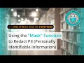 How to Redact Sensitive Data e g PII Using the Mask Function in Cribl Stream Overview Demo
