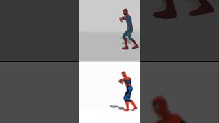 Spiderman Dancing Gif Old vs New Comparison