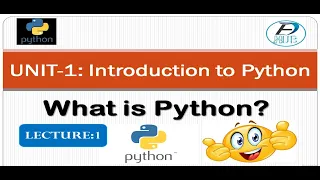 What is Python Introduction to Python Lecture-1 Python Tutorials Python