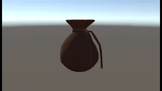 Coin bag with dynamic bones in unity