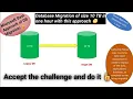 SQL DB migration of size 10 TB but downtime only 1 hour why Microsoft said this approach is best