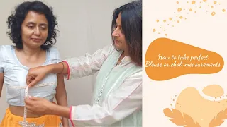 HOW TO TAKE BODY MEASUREMENT FOR BLOUSE CHOLI DIVA D LONDON