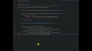 Singleton Design Pattern Lazy Initialization in Java Must-Know Interview Question