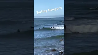 Surfing Newport! #surfing #newport #family