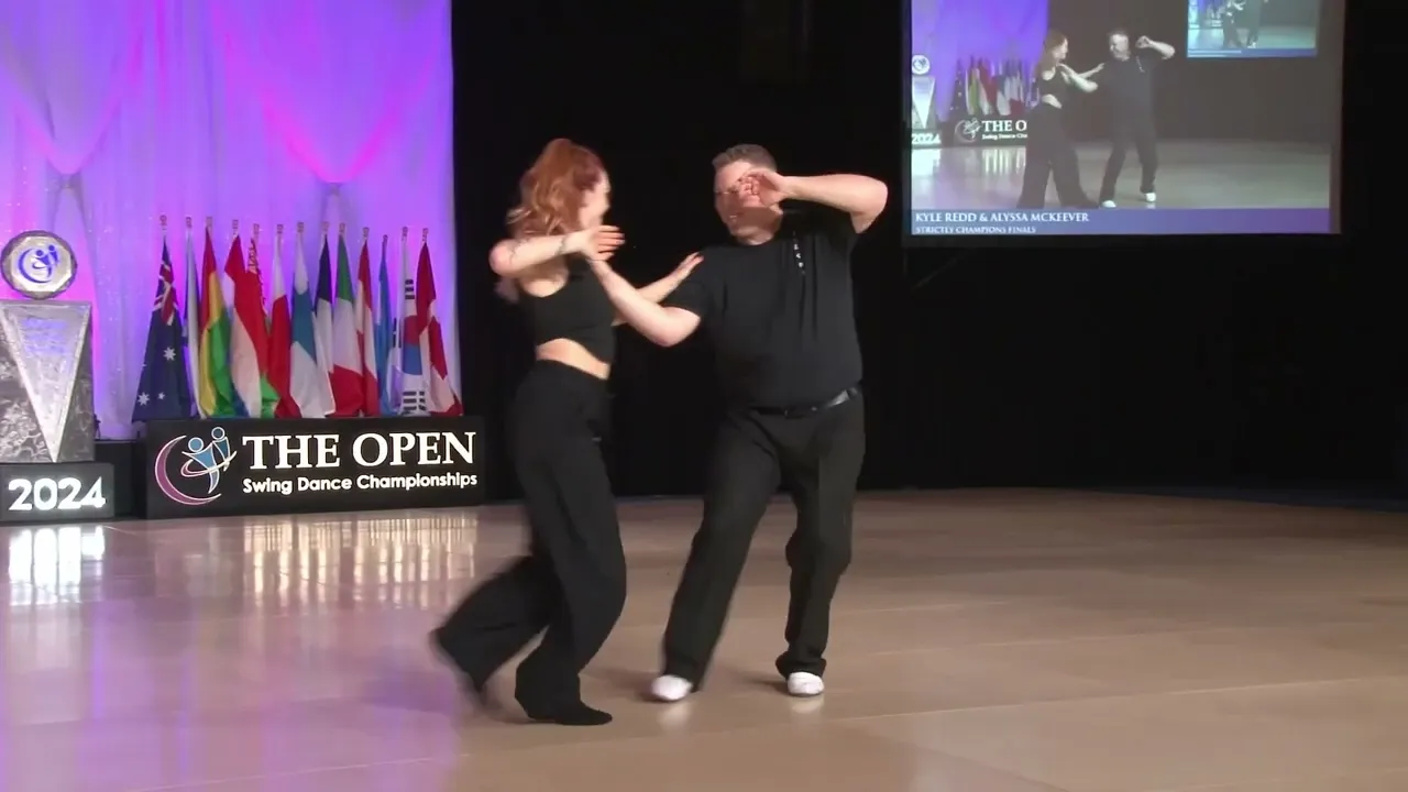 Kyle Redd and Alyssa McKeever - 2nd Place Strictly Swing - Champions - The Open 2024