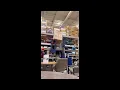 Lowes Employee Gets Stuck on Lift with Heavy Box