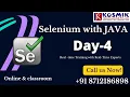 SELENIUM tutorials Selenium with Java Class - 4 Demo by Mr Riyaz