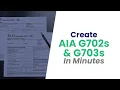 Create AIA G702 G703 Docs in Minutes
