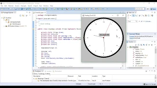 Analog Clock GUI Java