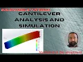 Cantilever analysis calculation static simulation