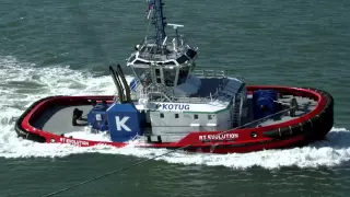 Escort tug trials