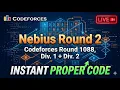 LIVE - Nebius Round 2 Codeforces Round 1088 Div 1 Div 2 C E Minimum Path Cover