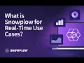 What is Snowplow for Real-Time Use Cases