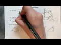 10 1 and 10 2 Similar Right Triangles Geometric Mean Special Right Triangles