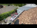 Massive retractable awning installed on the roof before hood was added