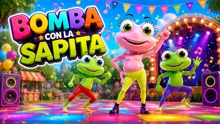 La Sapita Baila Bomba 🐸💃 Canciones Infantiles para Bailar | Música Infantil para Bailar y Cantar