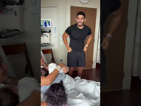 بناتي بيقابلوا أخوهم لأول مرة ❤