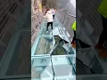 Lagu Glass Bridge Cracks Under Feet! 😱 Tourists Step on Shattered Glass #DangerousSpot #ViralFail