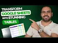 Turn Your Google Sheets into Eye-Catching Tables with WP Table Live Sync