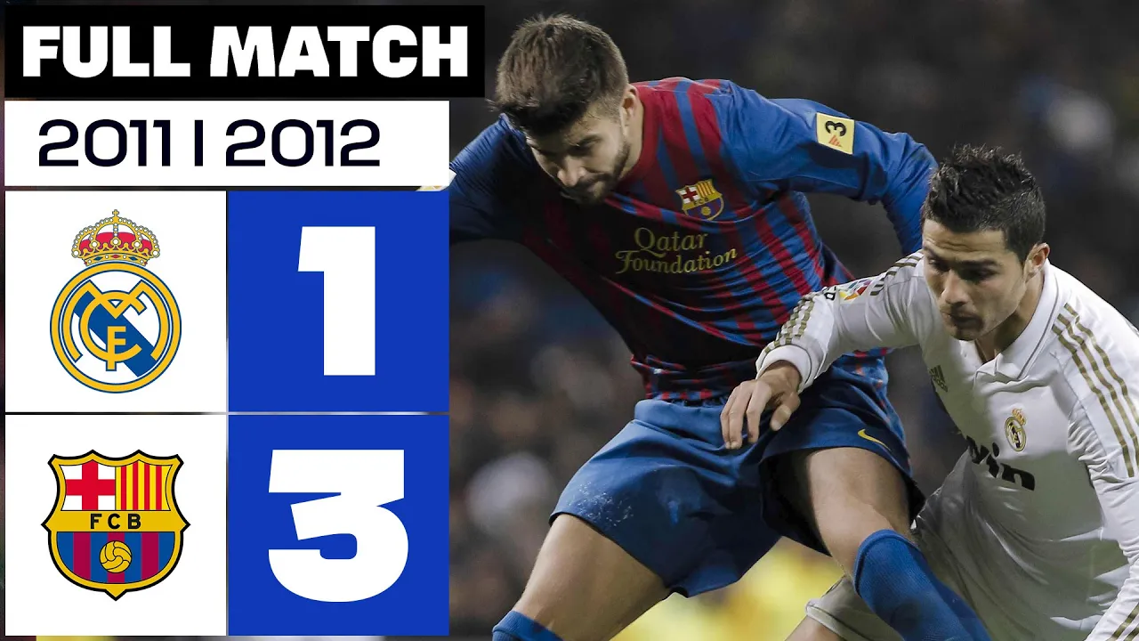 Real Madrid vs FC Barcelona (1-3) J16 2011/2012 - FULL MATCH