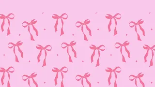 Pastel Pink Coquette Ribbons Aesthetic Background Wallpaper Screensaver