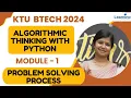 KTU BTECH 2024 First Semester - Algorithmic Thinking with Python