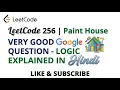 Leetcode 256 Paint House - Very Good Google Question