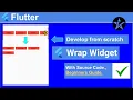 Wrap Widget in Flutter tutorial development