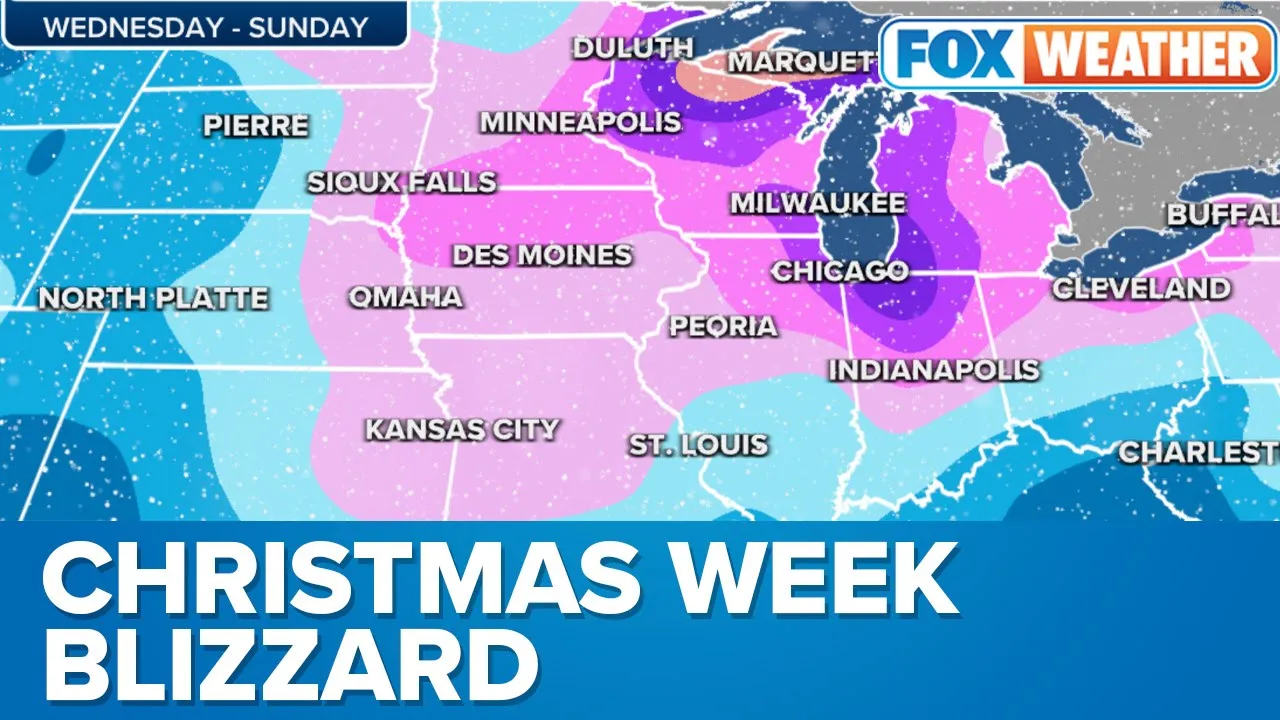 Christmas Week Winter Storm To Bring Feet Of Snow, Possible Blizzard Conditions To Parts Of US
