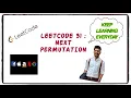 GOOGLE INTERVIEW LEETCODE 31 NEXT PERMUTATION Code Explanation C