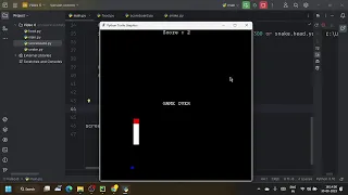 Project - 1 Snake Game using Python and Turtle Python Game Development Tutorial