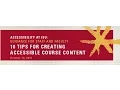 Accessibility at ISU Top 10 Tips to Make Your Online Course Accessible
