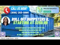 Fillmore Village Illinois - Same Day Dumpster Rentals Starting 259 99