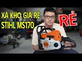 Lagu Máy CƯa Xích Stihl Ms170 XẢ KHO GIá Quá Tốt Sử Dụng Gia Đình